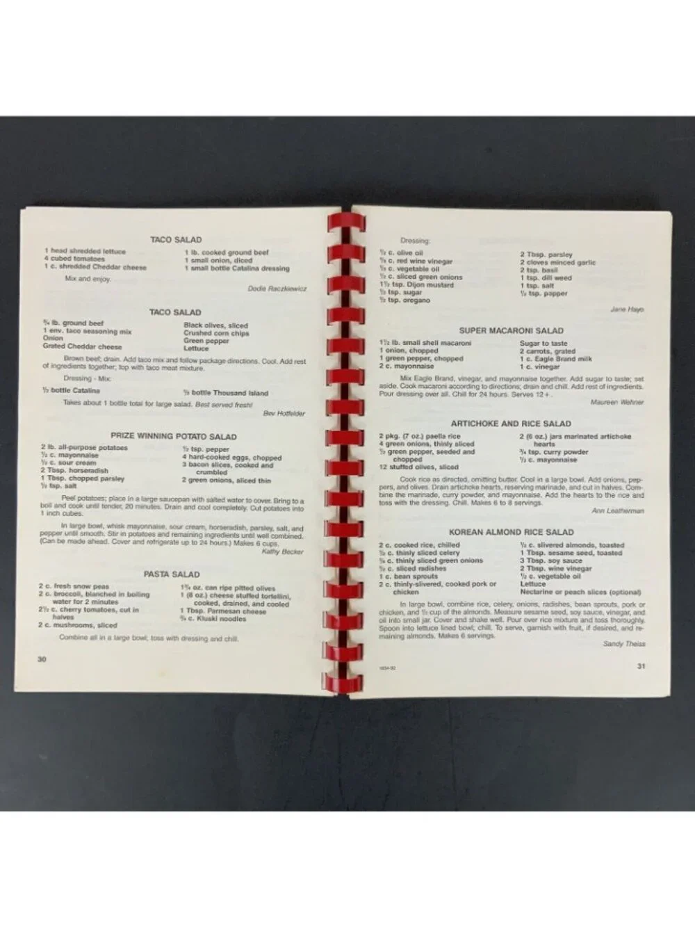 St Gerard Majella Home Cookin Cookbook 1992 Spiral Bound St Louis MO